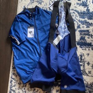 Men’s bicycle jersey and short set